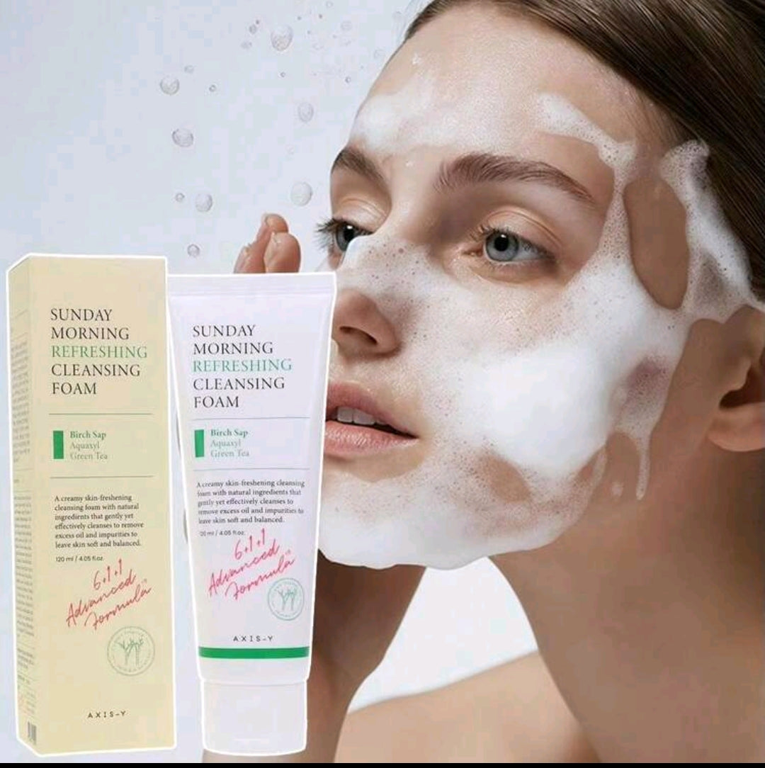 Sunday morning Refreshing cleansing foam.