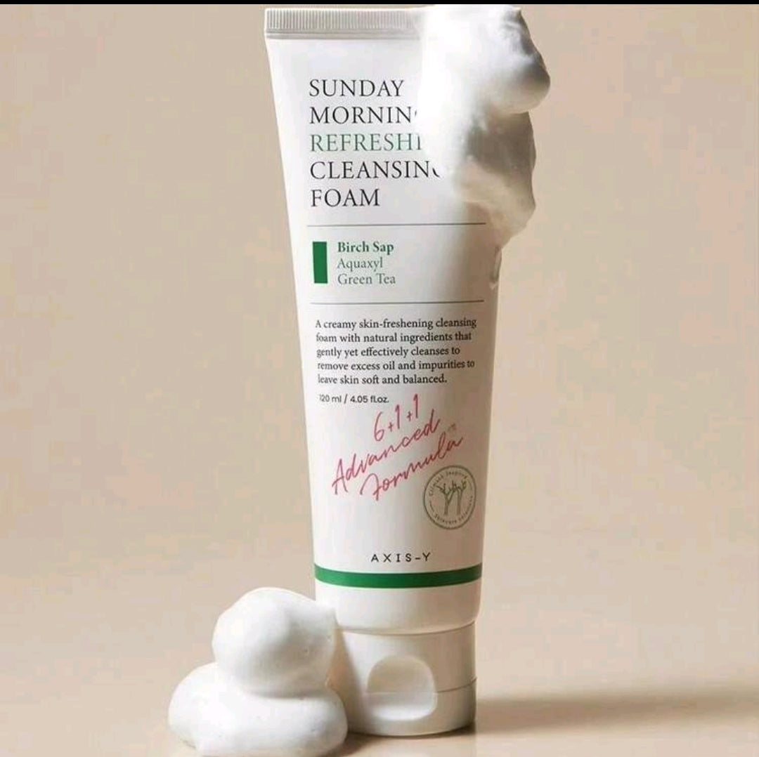 Sunday morning Refreshing cleansing foam.