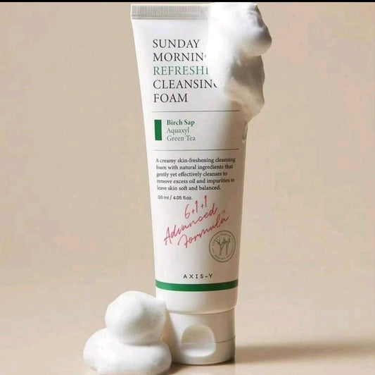 Sunday morning Refreshing cleansing foam.