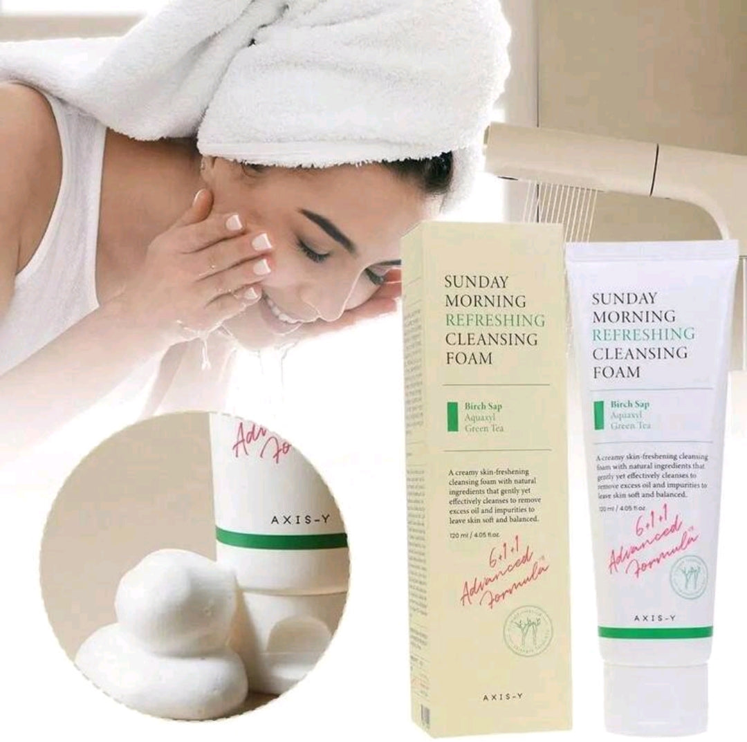 Sunday morning Refreshing cleansing foam.