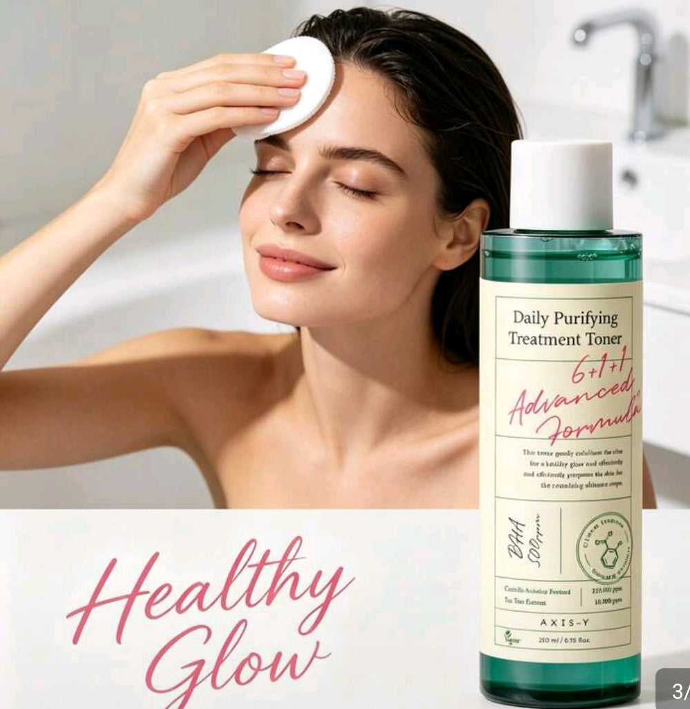 Axis Y Daily purifying treatment toner.