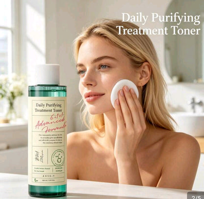 Axis Y Daily purifying treatment toner.