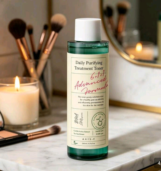 Axis Y Daily purifying treatment toner.