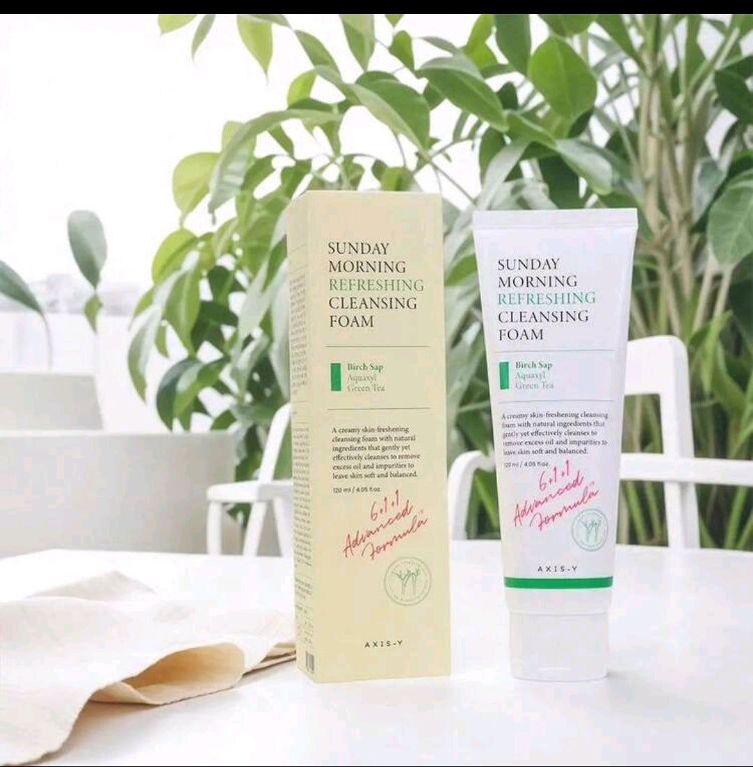 Sunday morning Refreshing cleansing foam.